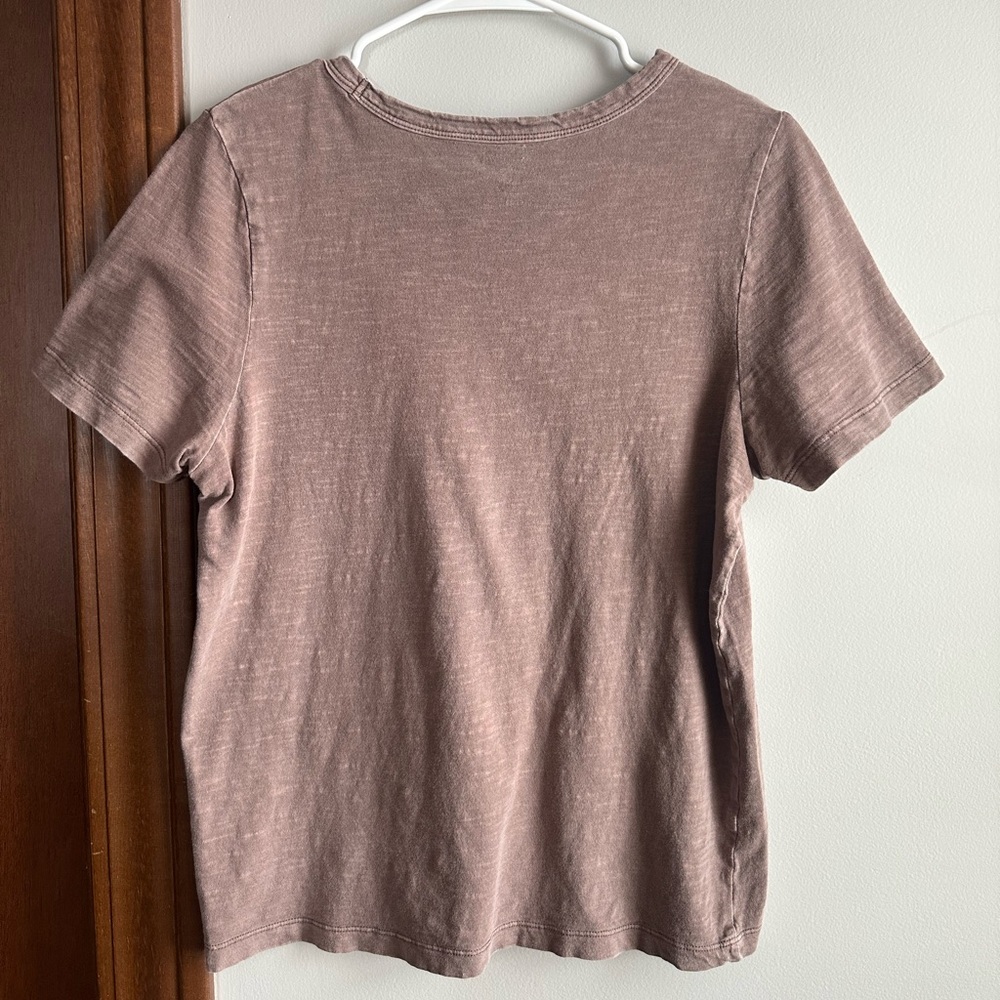 Taupe Short Sleeve Tee - Picture 2 of 3